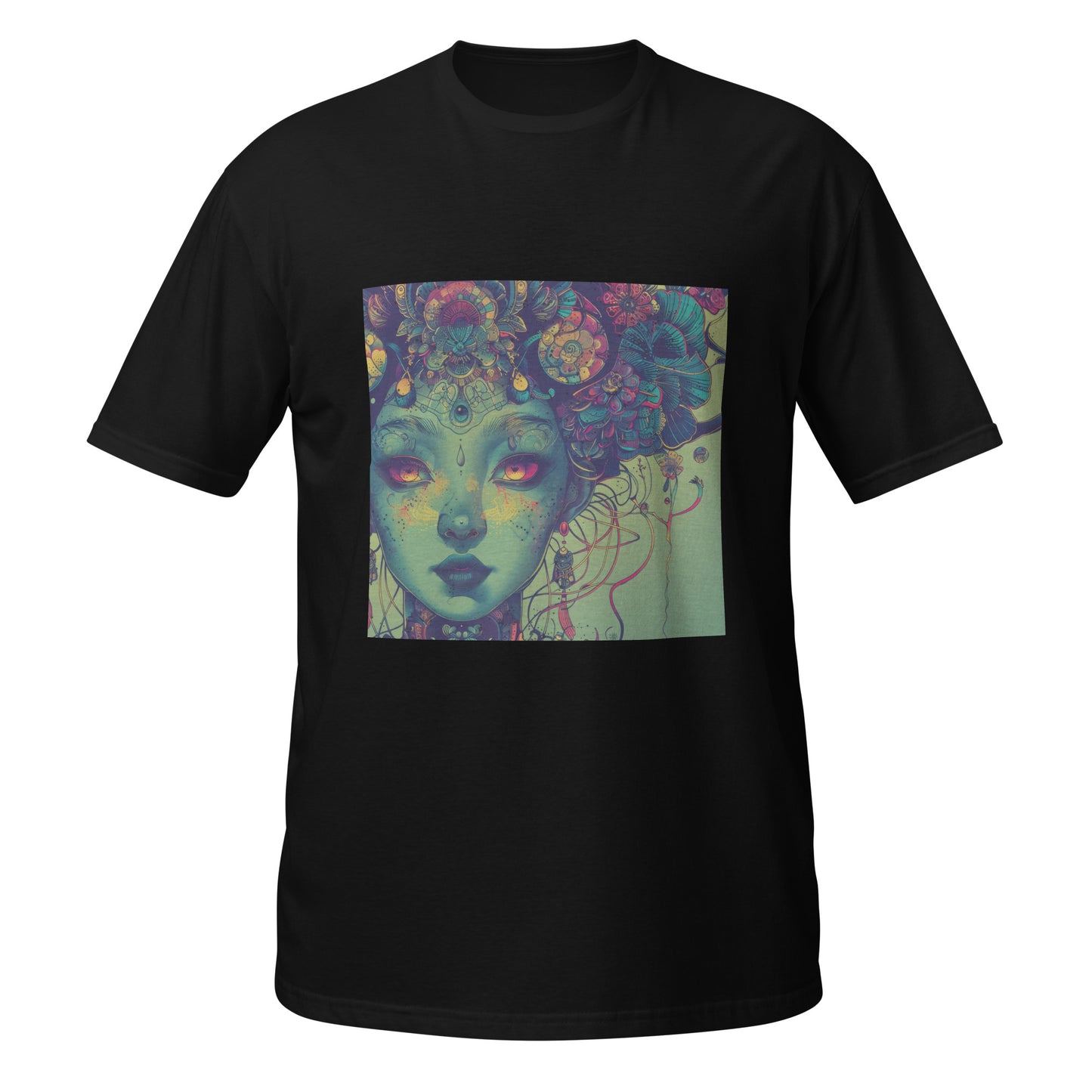 Green Lady Goddess Wire Unisex Tee