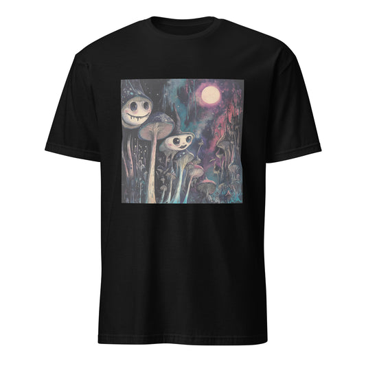 Shroom Stalk Uv Night Drip Hallows Eve Moon Short-Sleeve Unisex T-Shirt