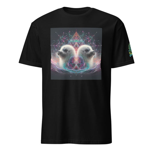 Seal Fractal Geometric Triangle Unisex Tee