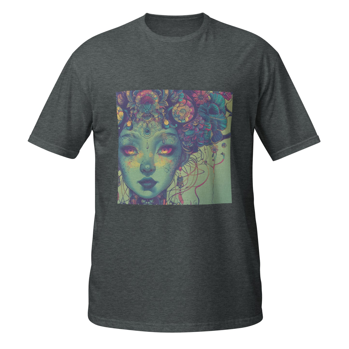 Green Lady Goddess Wire Unisex Tee