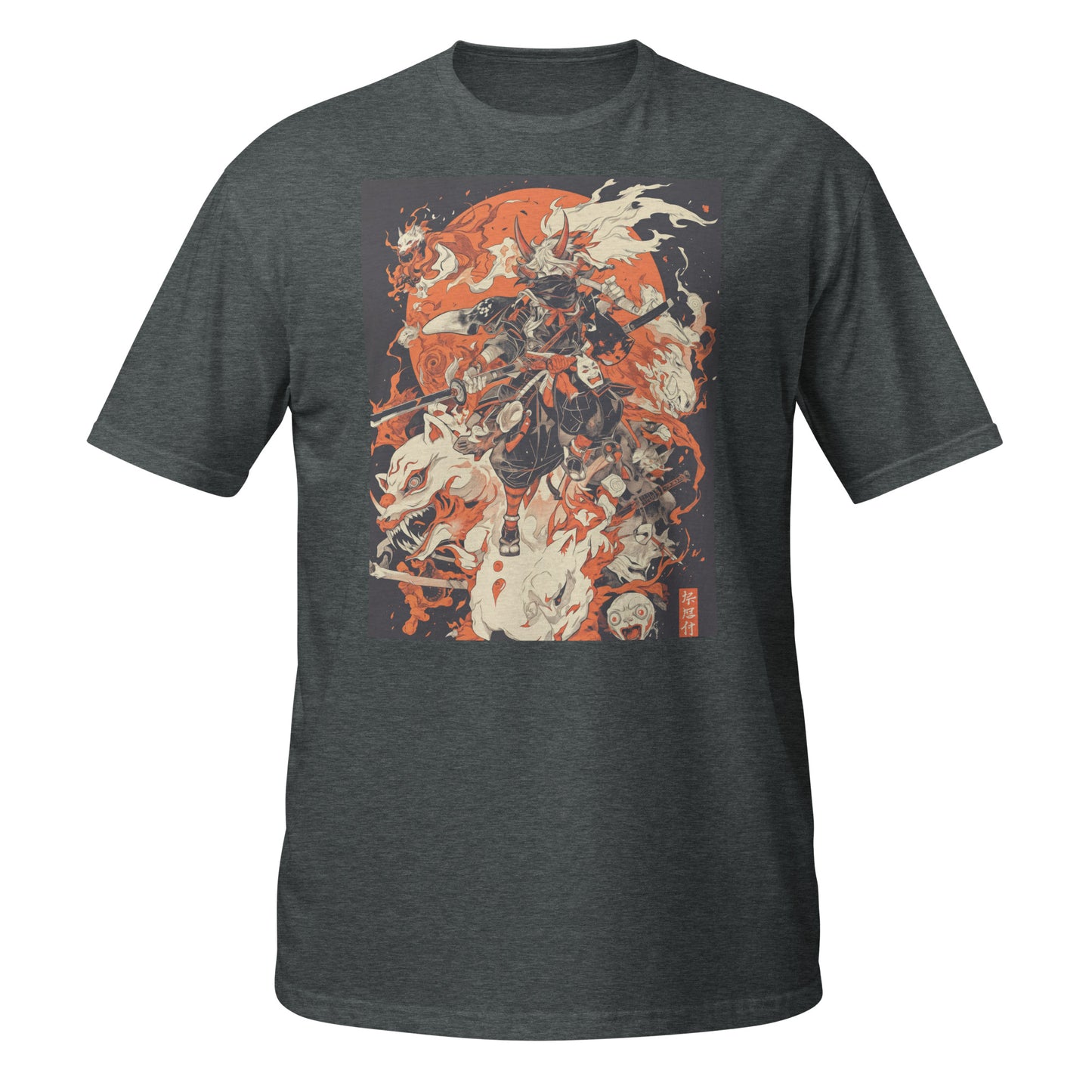 Fox Yokai Samurai Unisex Tee