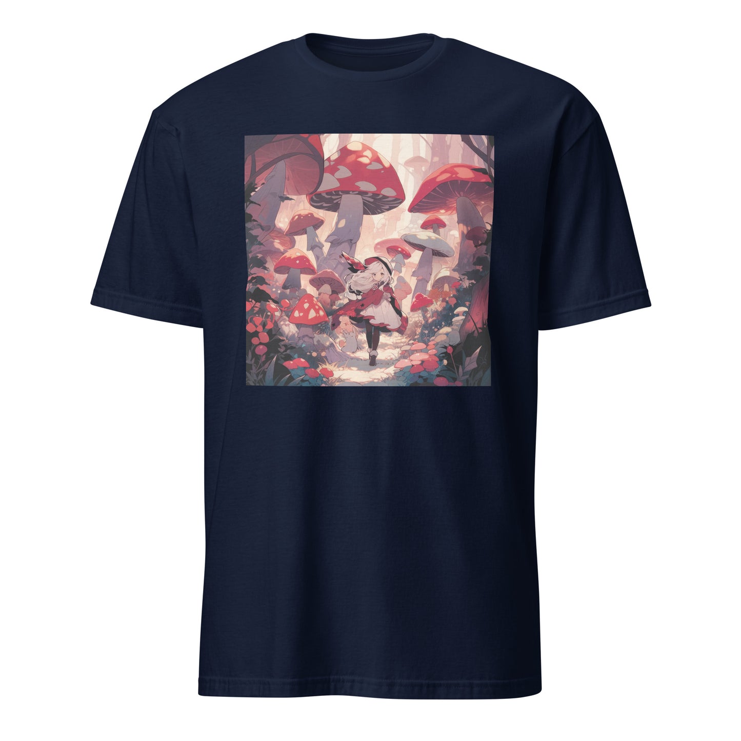 Shroom Riding Hood Forest Pastel Cottage Unisex Tee