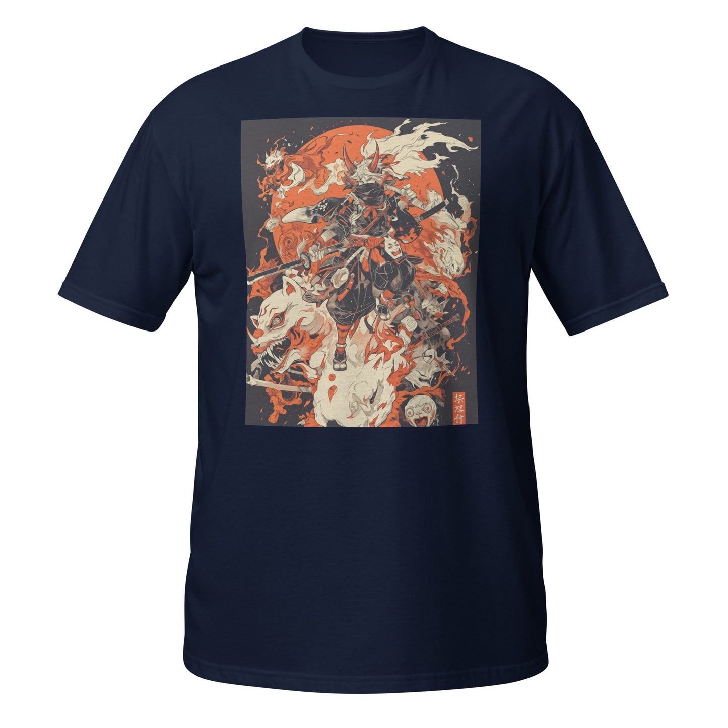 Fox Yokai Samurai Unisex Tee