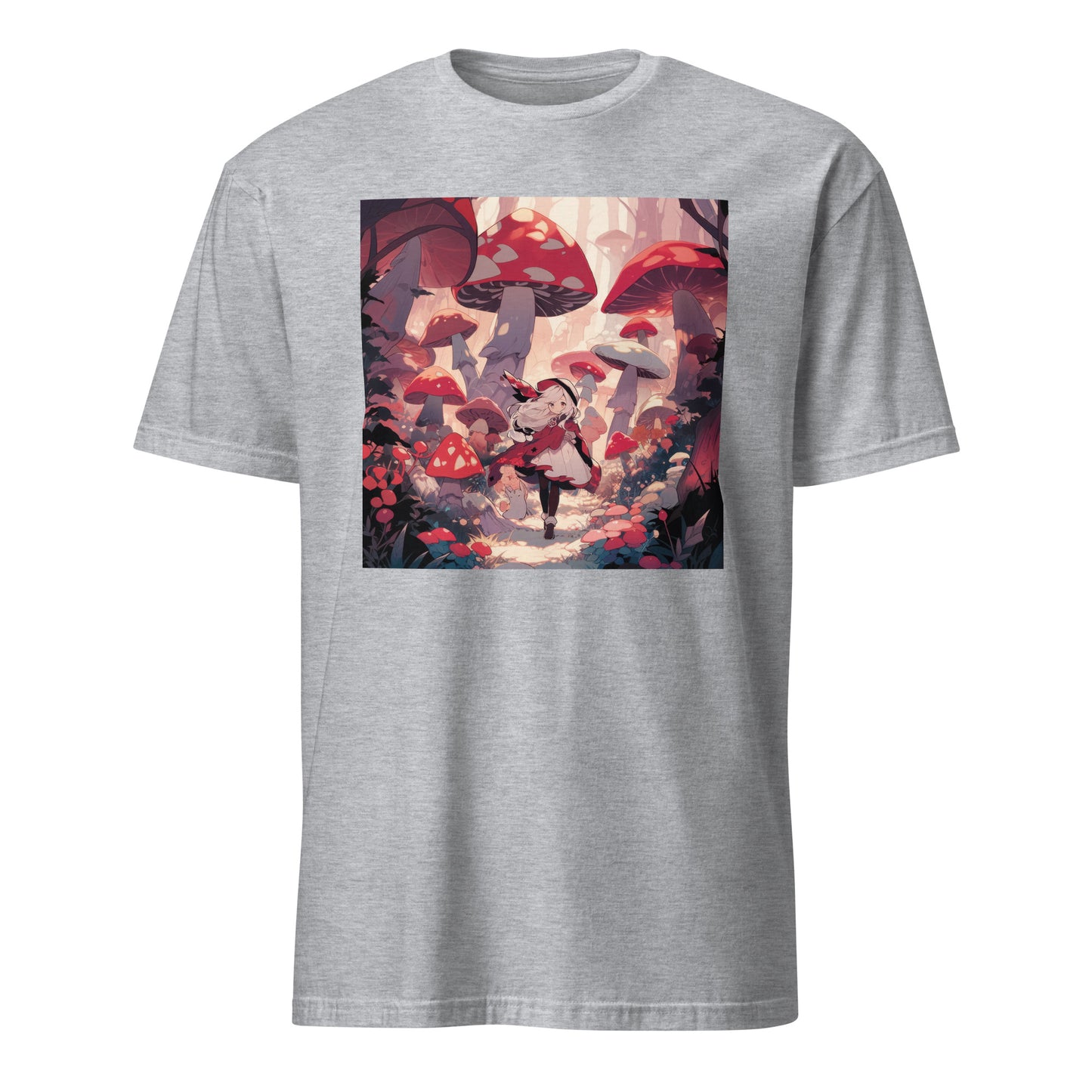 Shroom Riding Hood Forest Pastel Cottage Unisex Tee