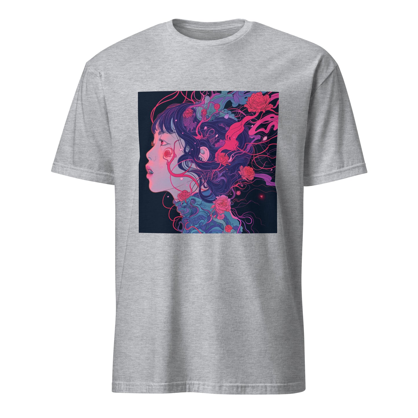 Wire Floral Vines UV Anime Avant Unisex Tee