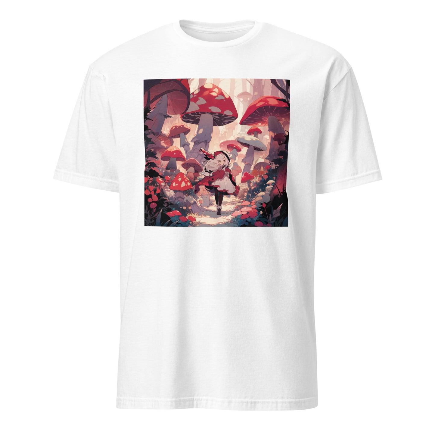 Shroom Riding Hood Forest Pastel Cottage Unisex Tee
