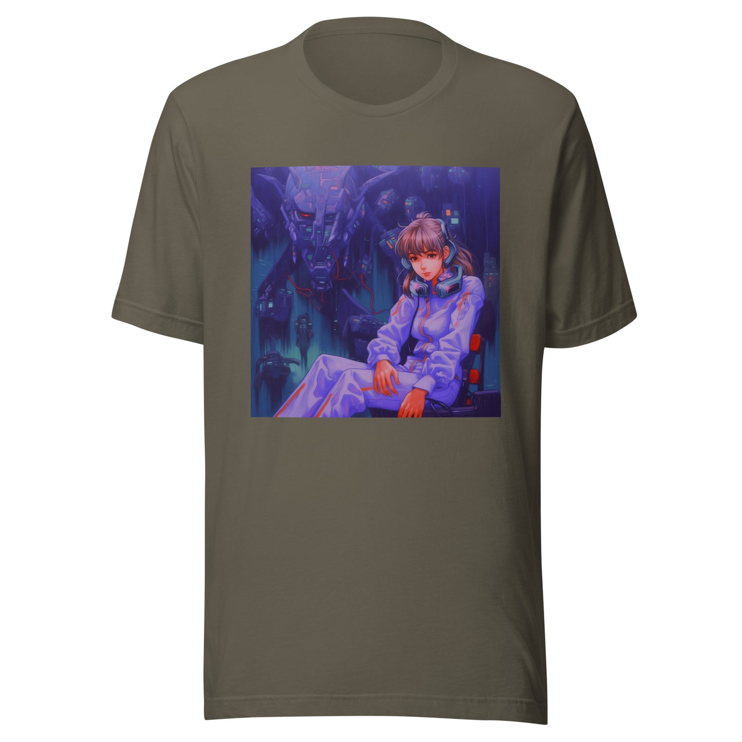 Meca Girl Sit Anime Unisex Tee