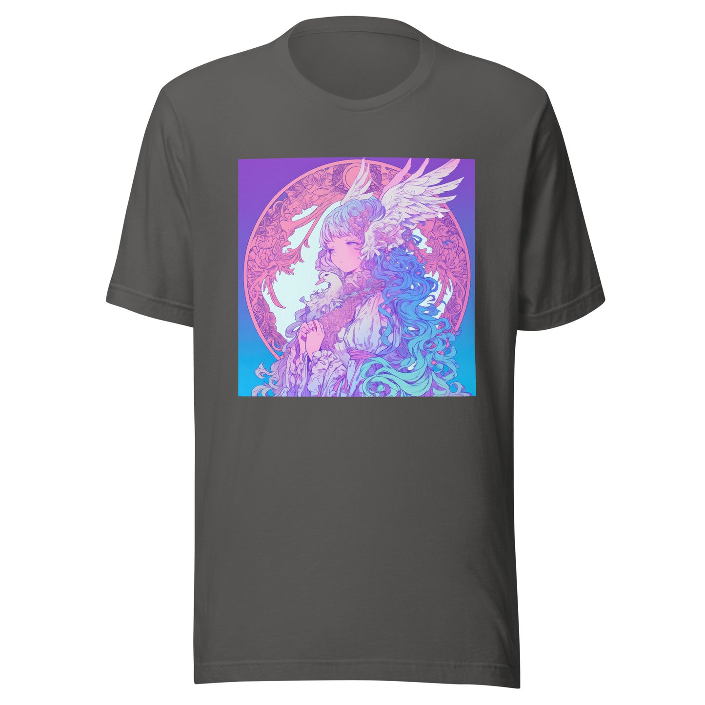 Avant Pastel Pink Blue Goose Goddess anime Unisex Tee