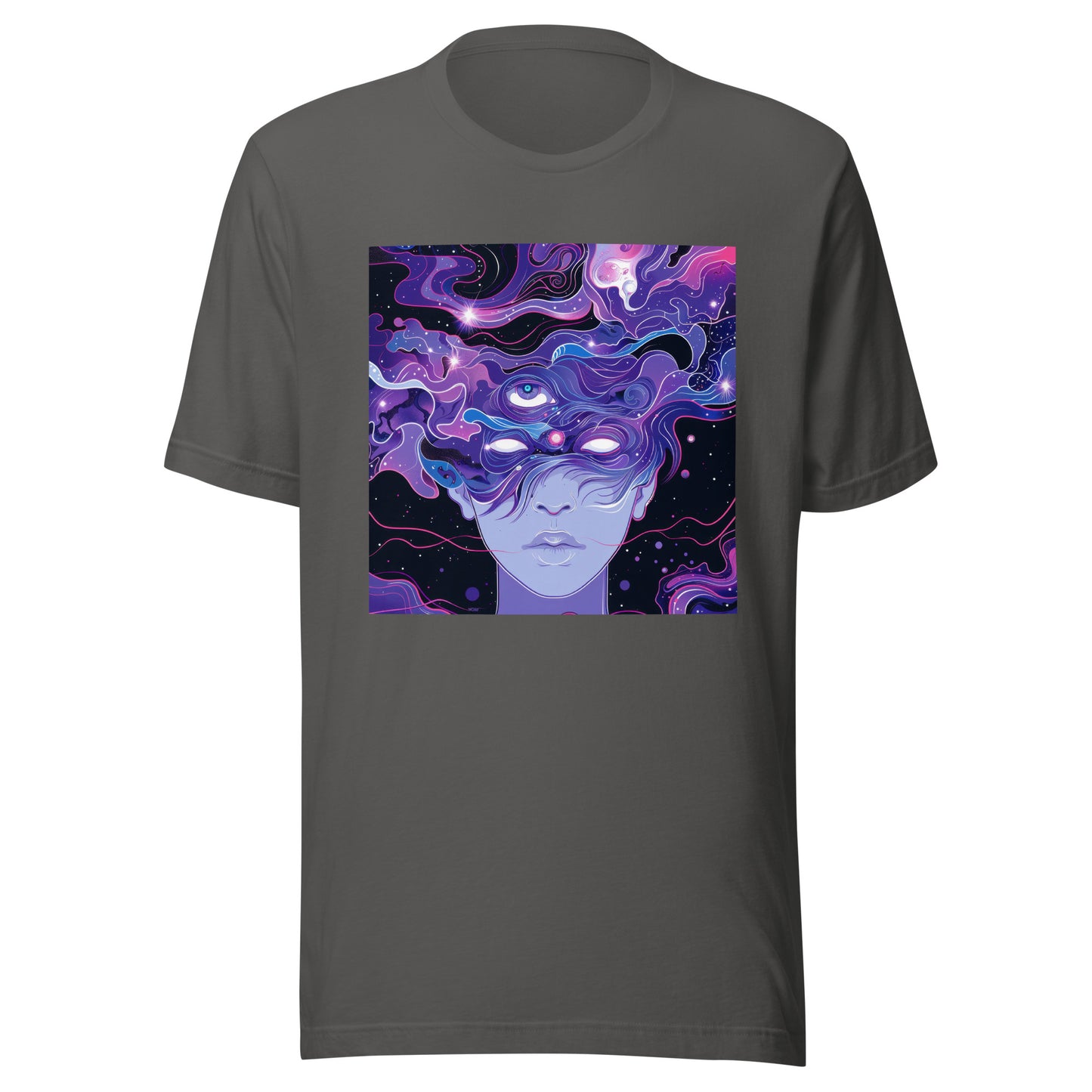 Black Purple Space Man Unisex Tee