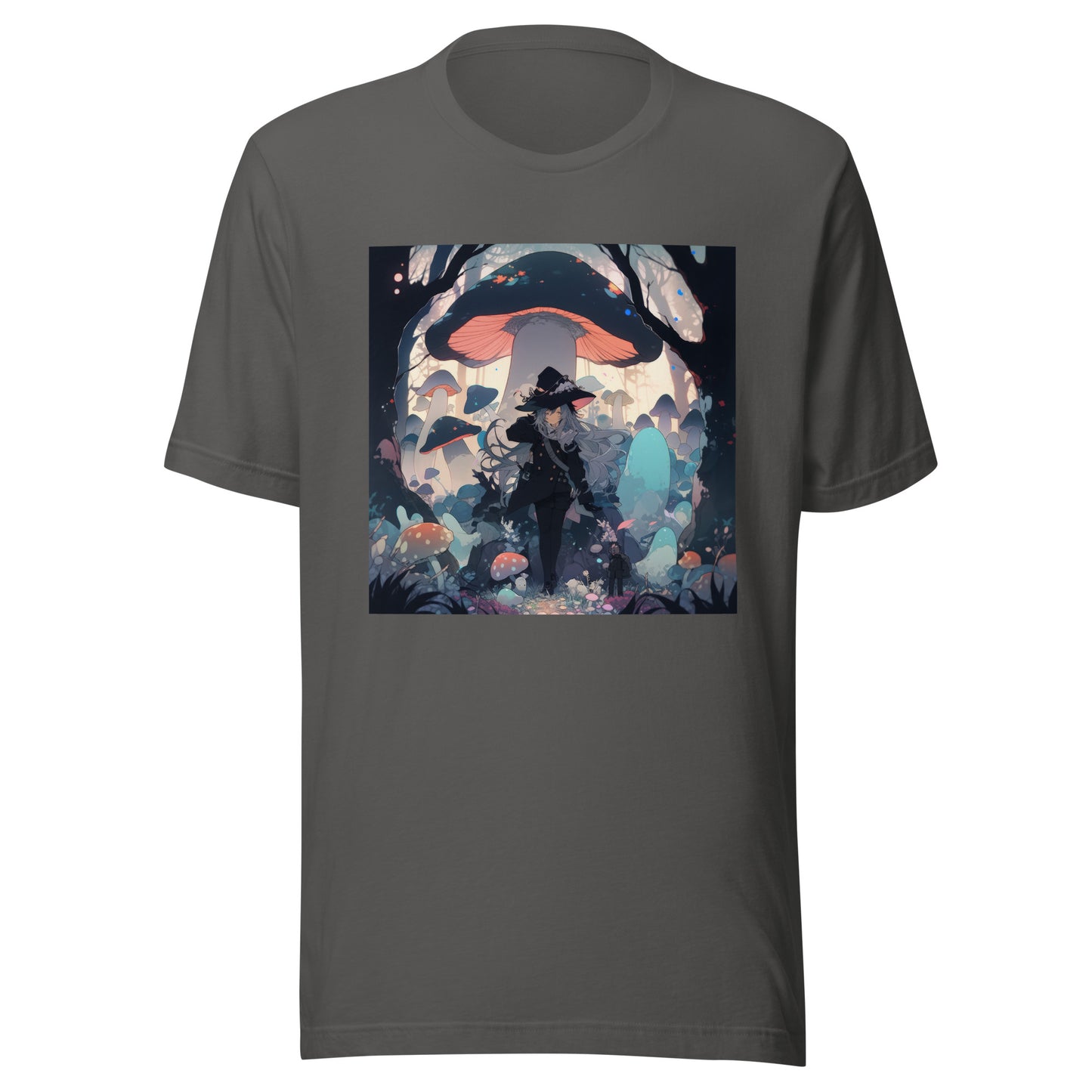 Black Witch Mushroom Fall Cottage Unisex Tee