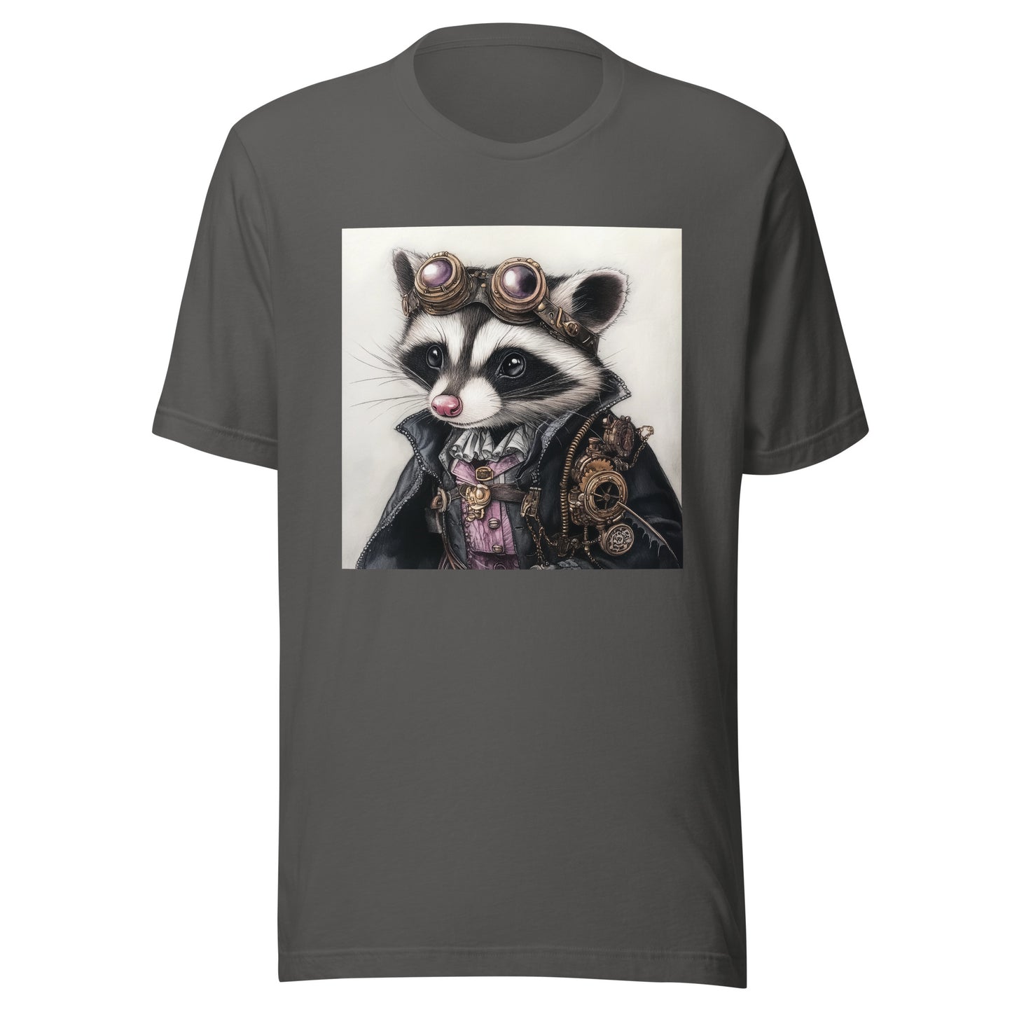 Cravat Fall Steam Raccoon Unisex Tee