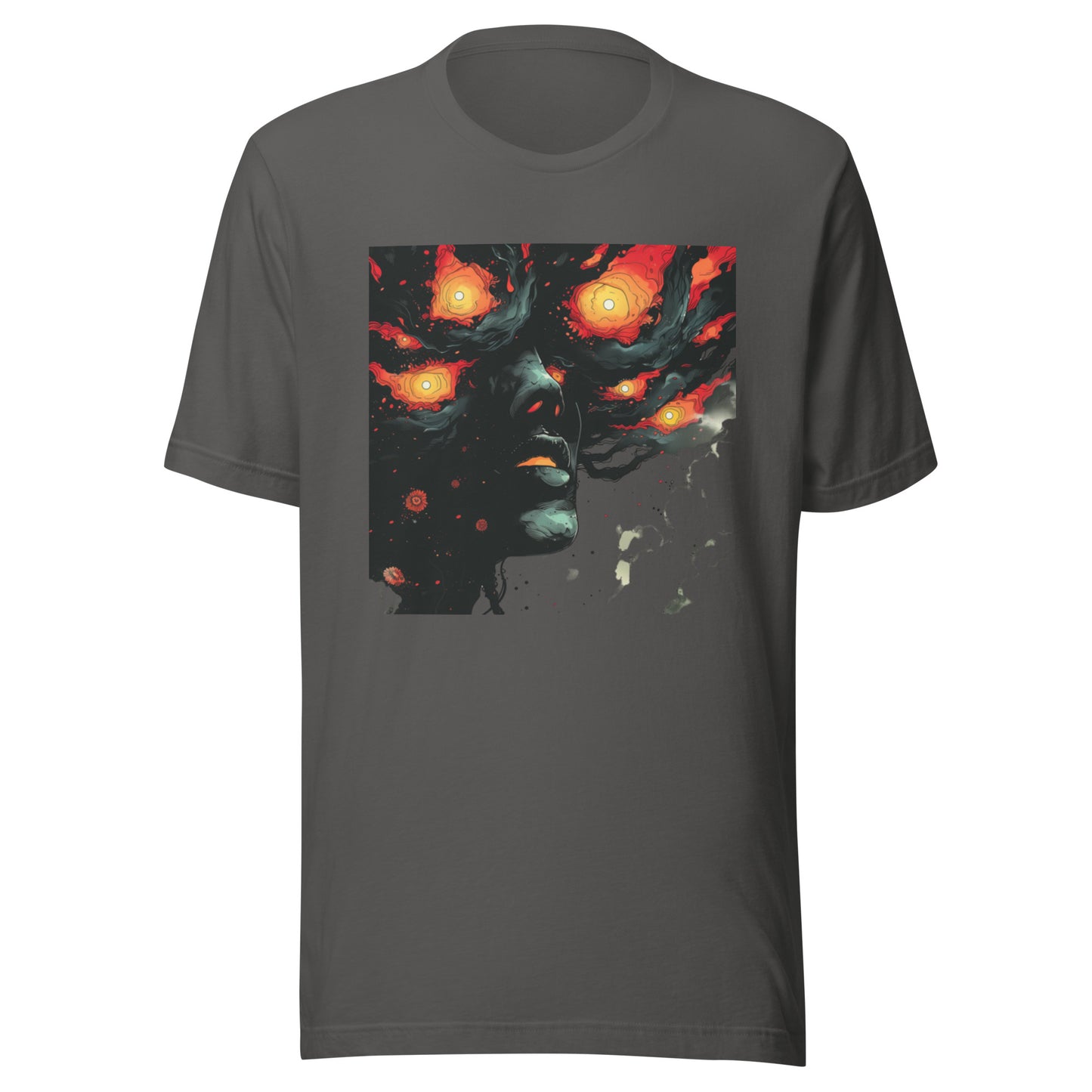 Galactic storm Eye Brain face Unisex Tee