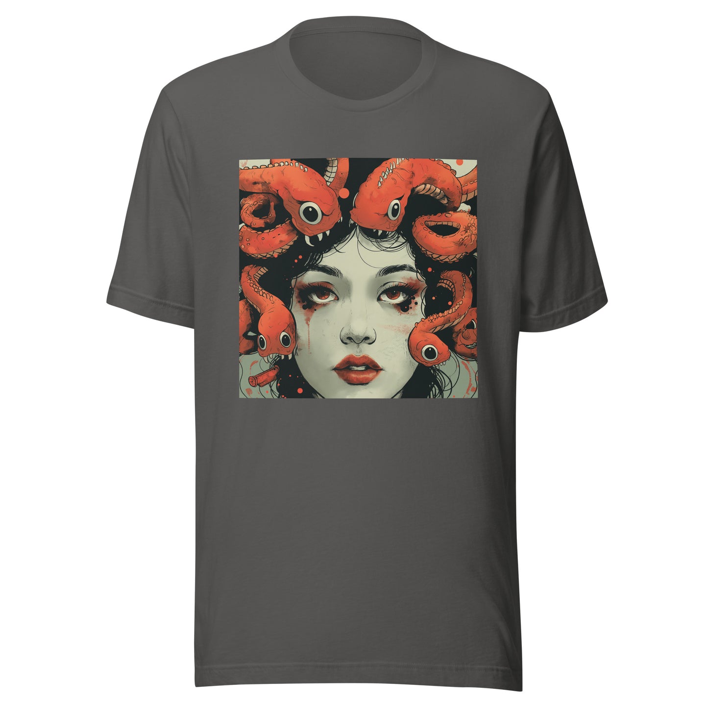 Fish Woman Ink Anime Face Unisex Tee