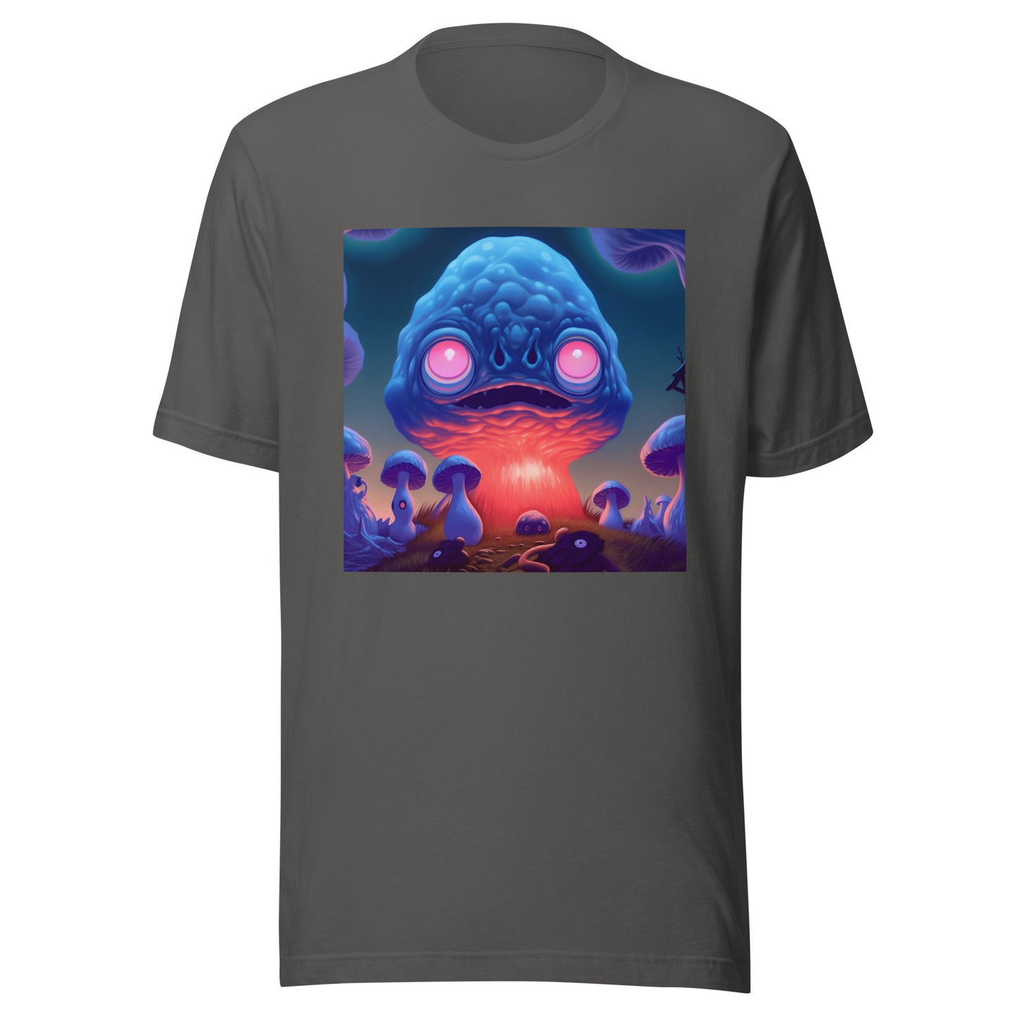 Shroom UV Yokai Trippy Psyche Alien Unisex Tee