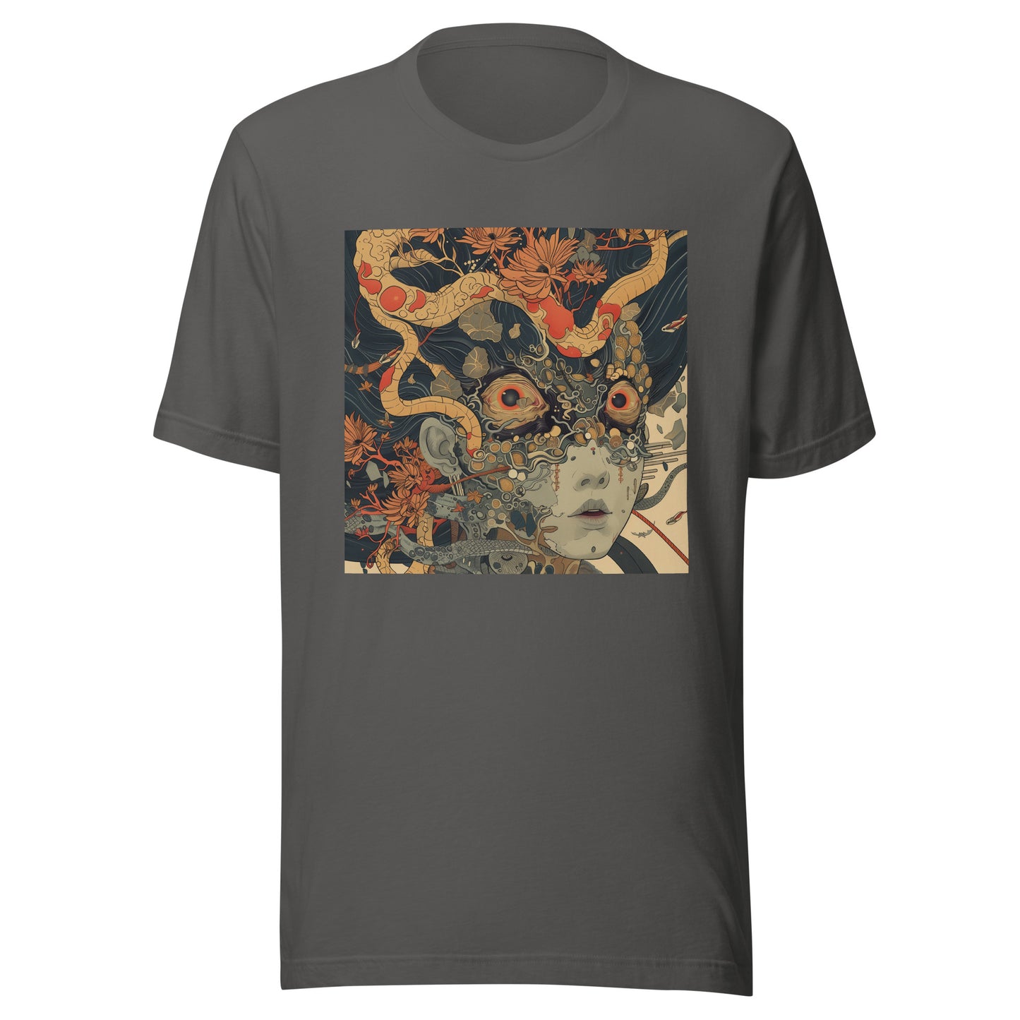 Grey Avant Fusion Face Anime Japan Unisex Tee