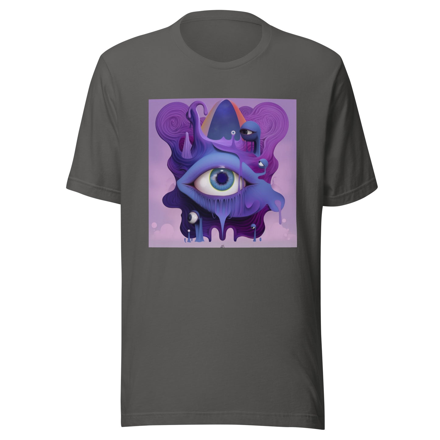 Purple Wierdcore eyedrip Picas Abstract Unisex Tee