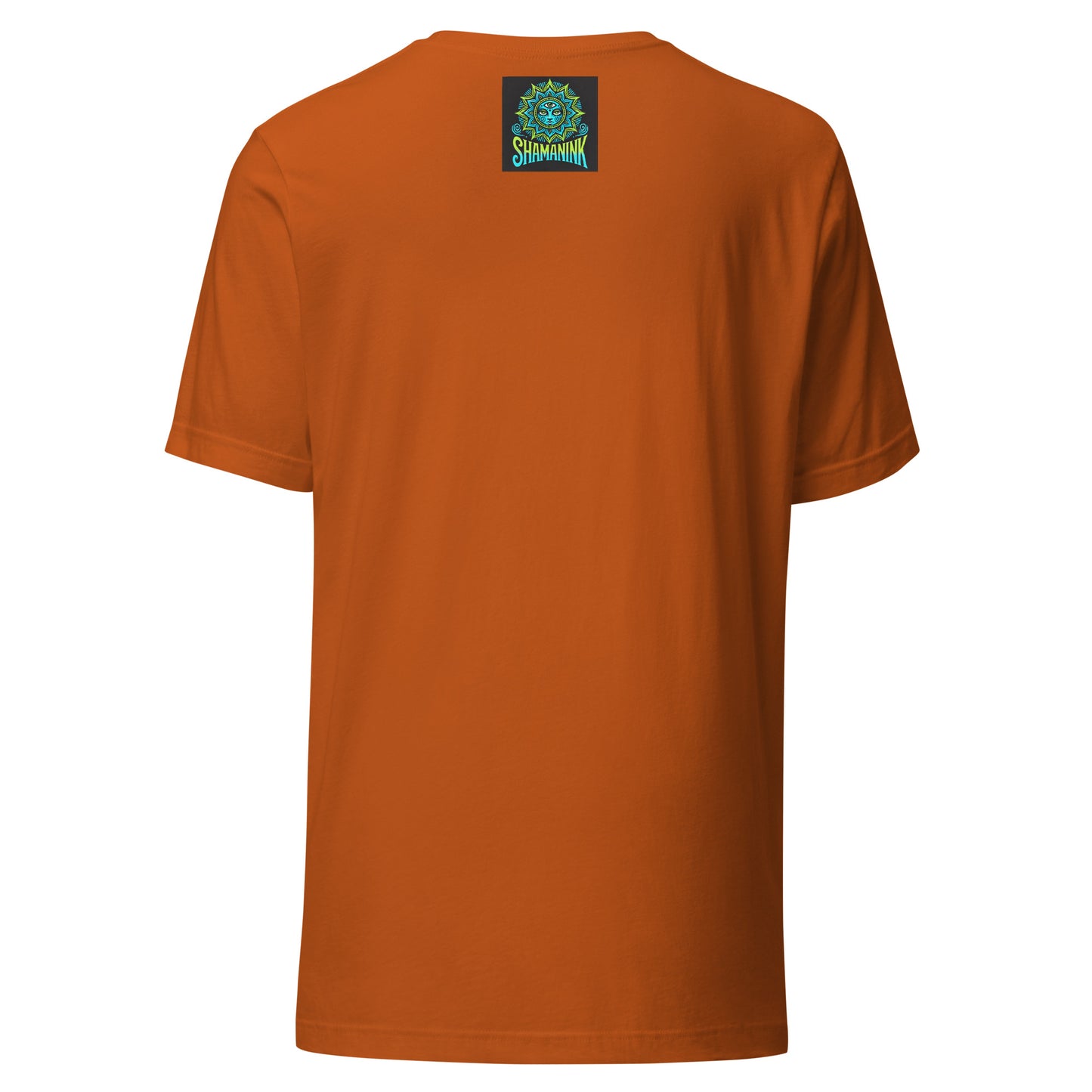 Orange Floral Swirl Avant Unisex Tee