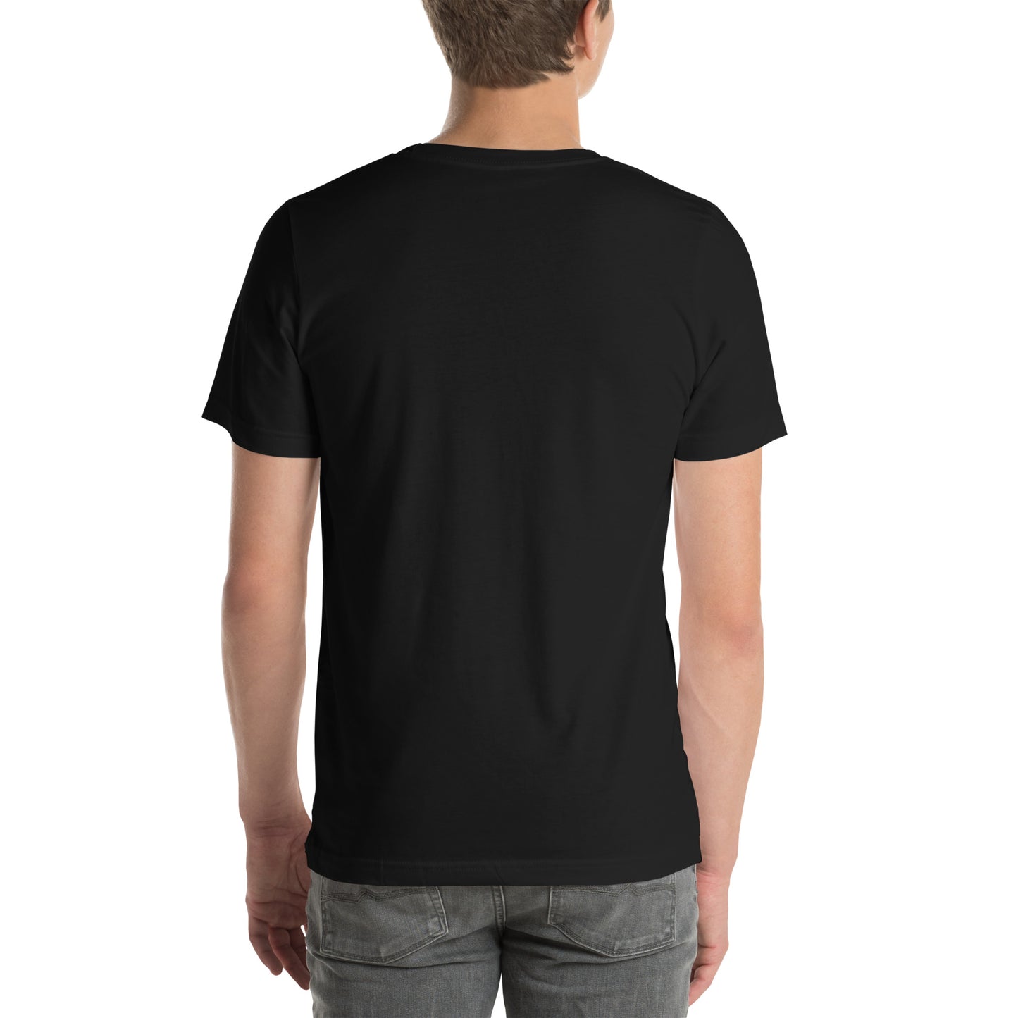 Red Face Geisha Stark Anime Yokai Close up Profile Unisex Tee