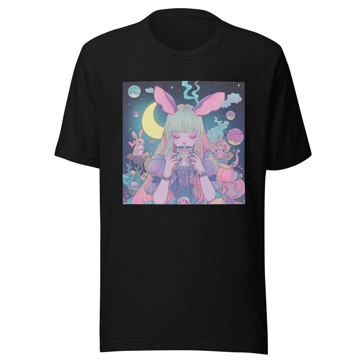 Tea Time Boba UV Pastel Alice Sip Unisex Tee