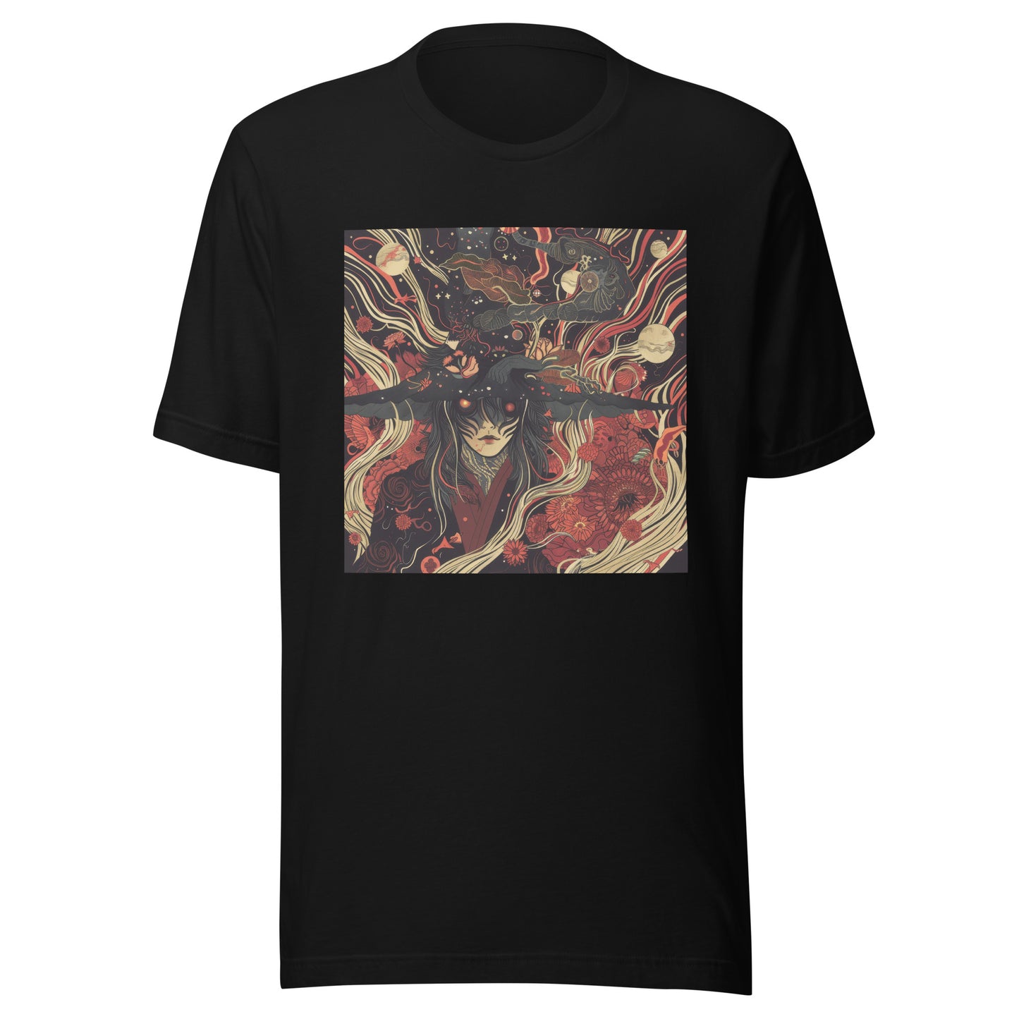 Witch Hat Japan Horror Man Unisex Tee