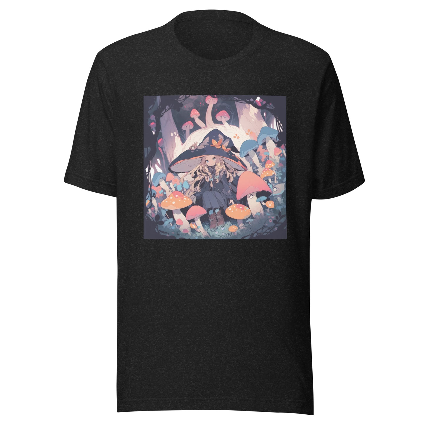 Oversized hat anime Shroom Forest Woodland Unisex Tee