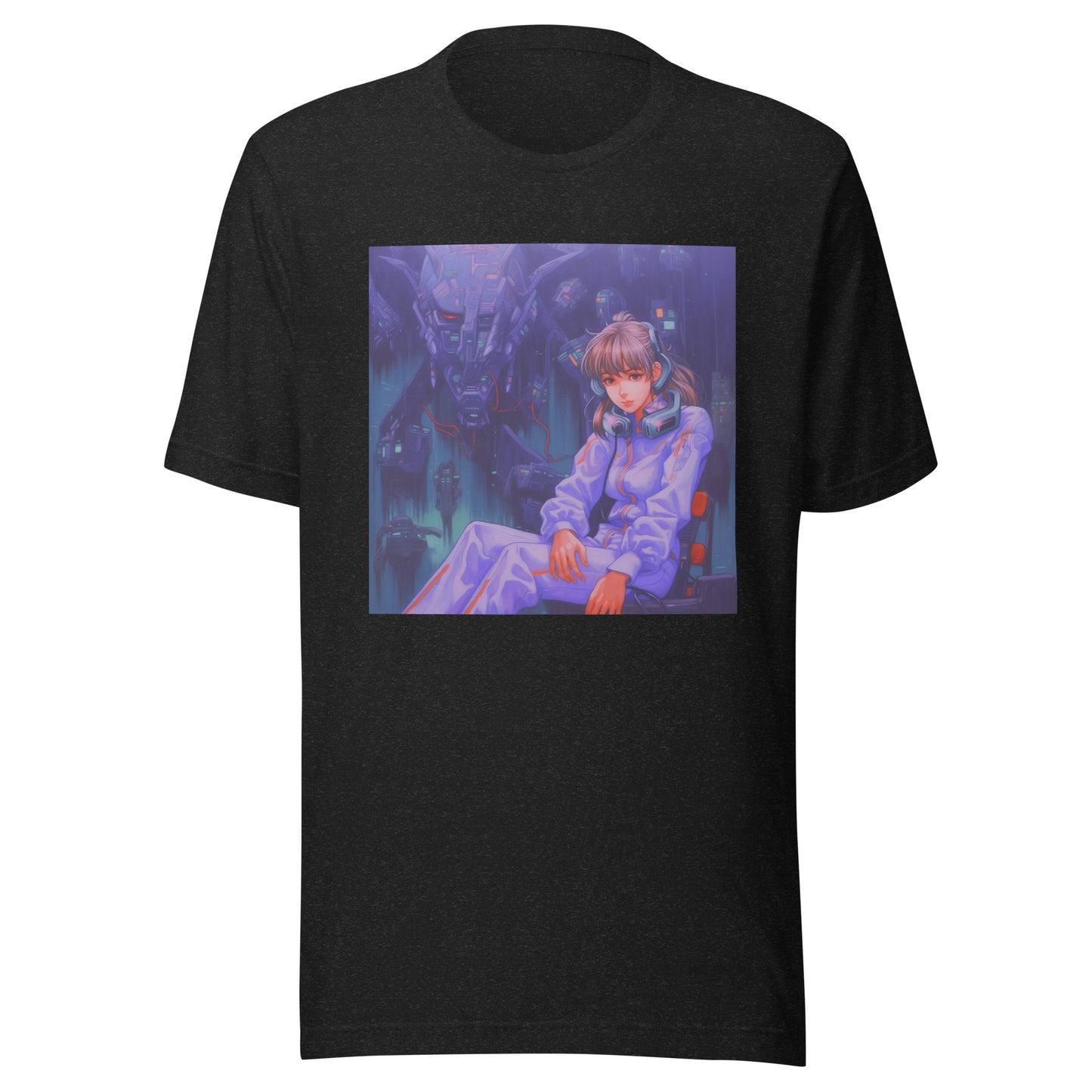 Meca Girl Sit Anime Unisex Tee