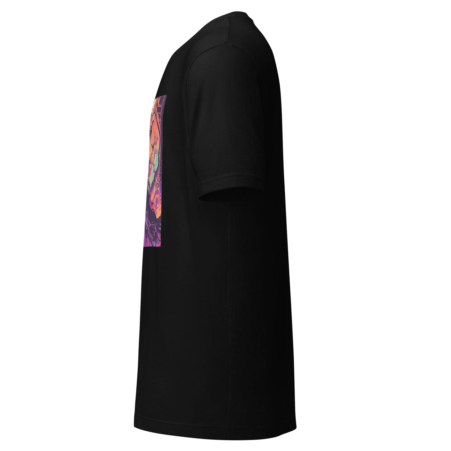 Orange Avant Garde Skull Anime Witch Unisex Tee