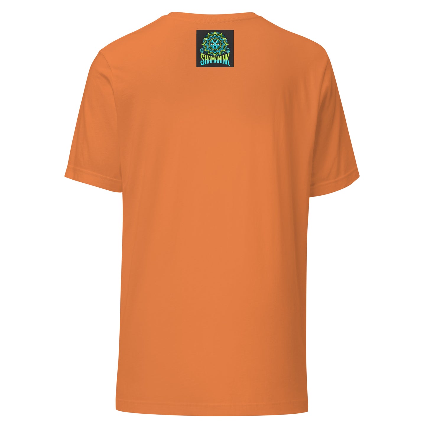 Orange Floral Swirl Avant Unisex Tee