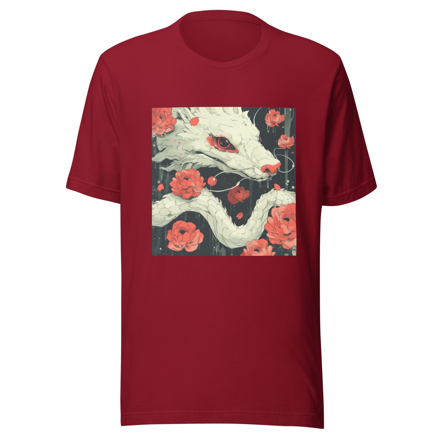 Floral Wolf Japan Unisex Tee