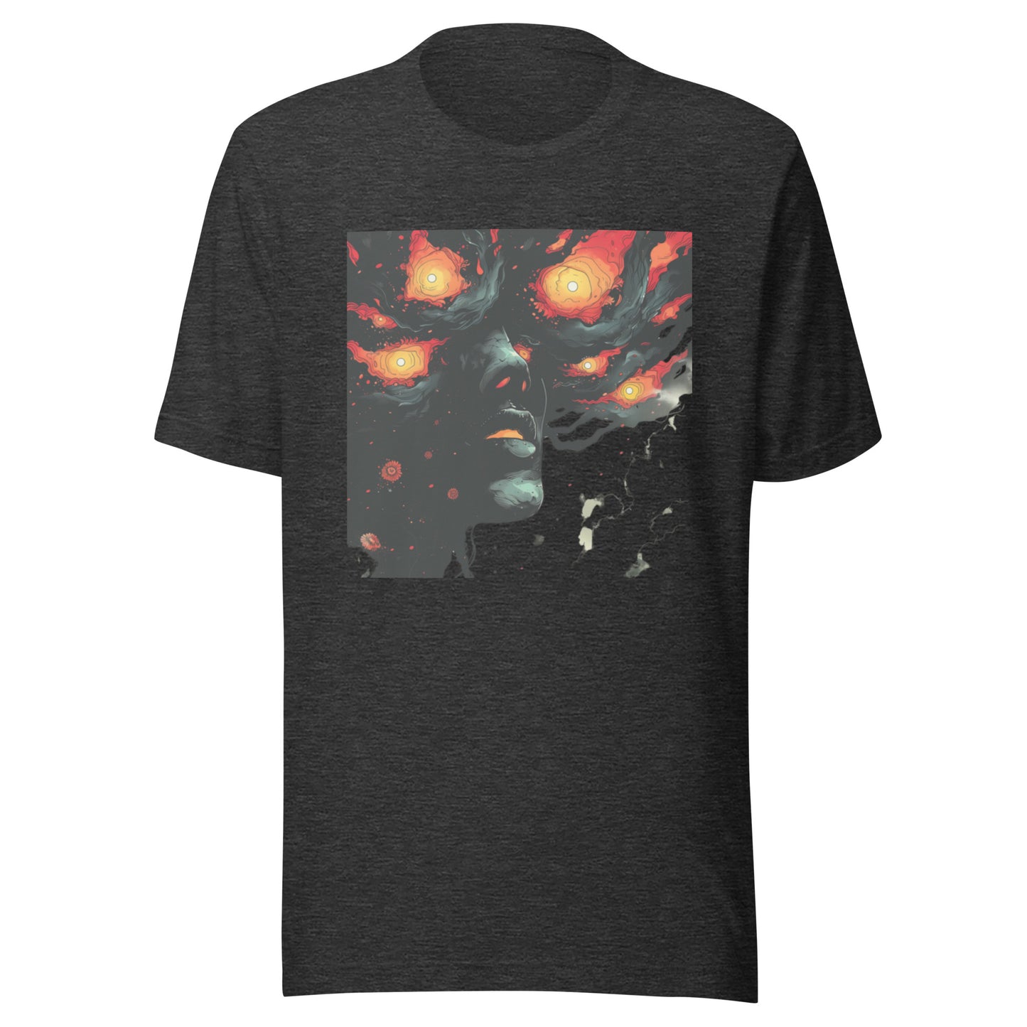 Galactic storm Eye Brain face Unisex Tee