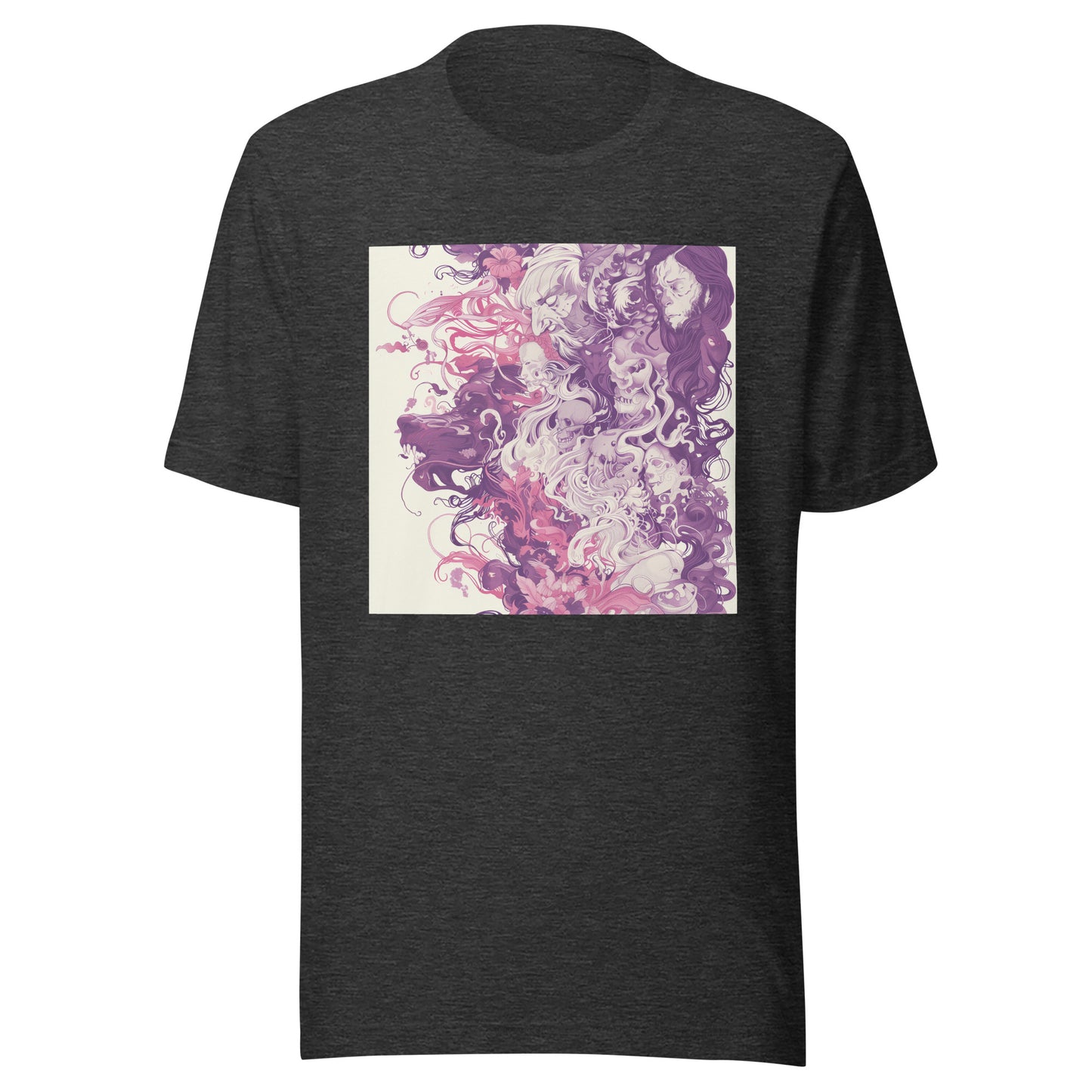 Purple Pink Swirl Scene Unisex Tee