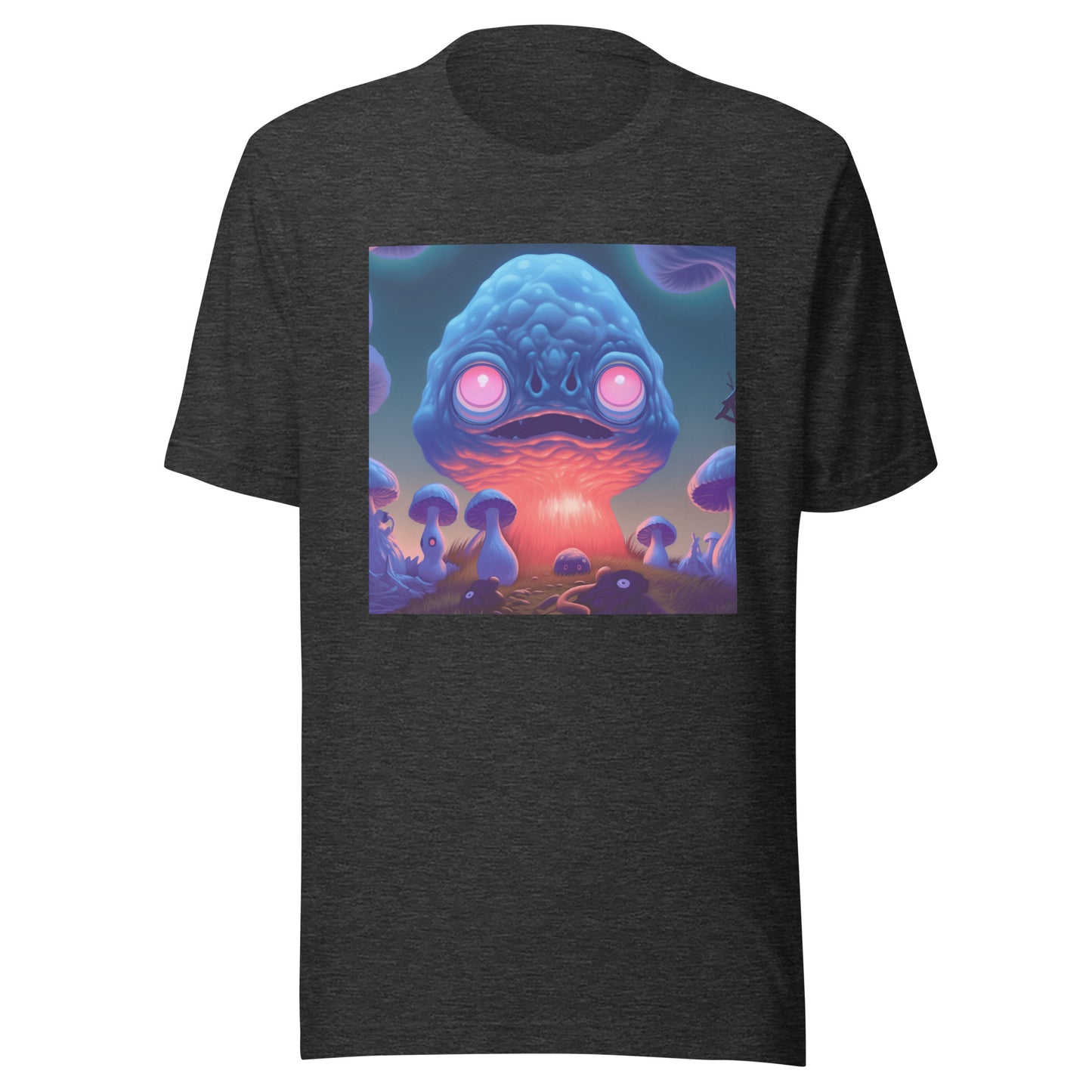 Shroom UV Yokai Trippy Psyche Alien Unisex Tee