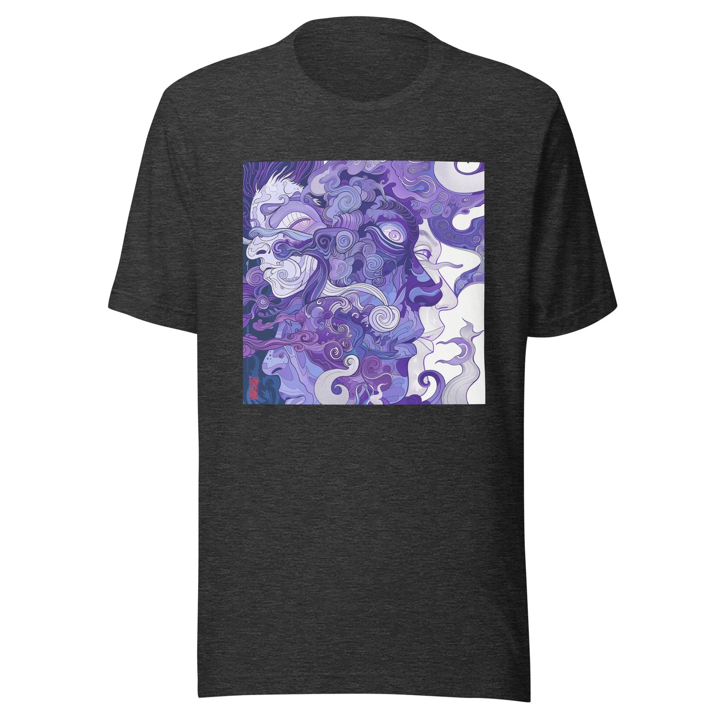Purple Wave Profile Avant Faces Smoke Swirl Unisex Tee