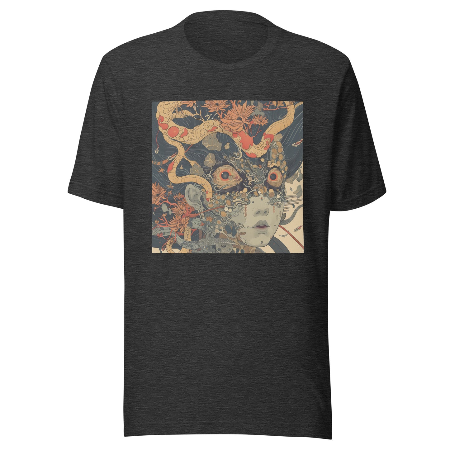 Grey Avant Fusion Face Anime Japan Unisex Tee