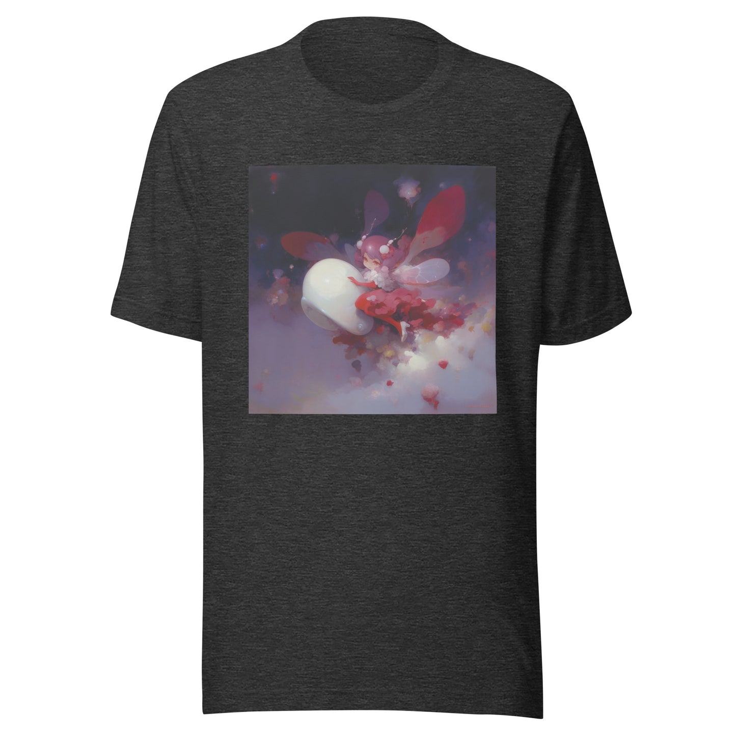 Dark Red Cloud Fairy Anime Unisex Tee