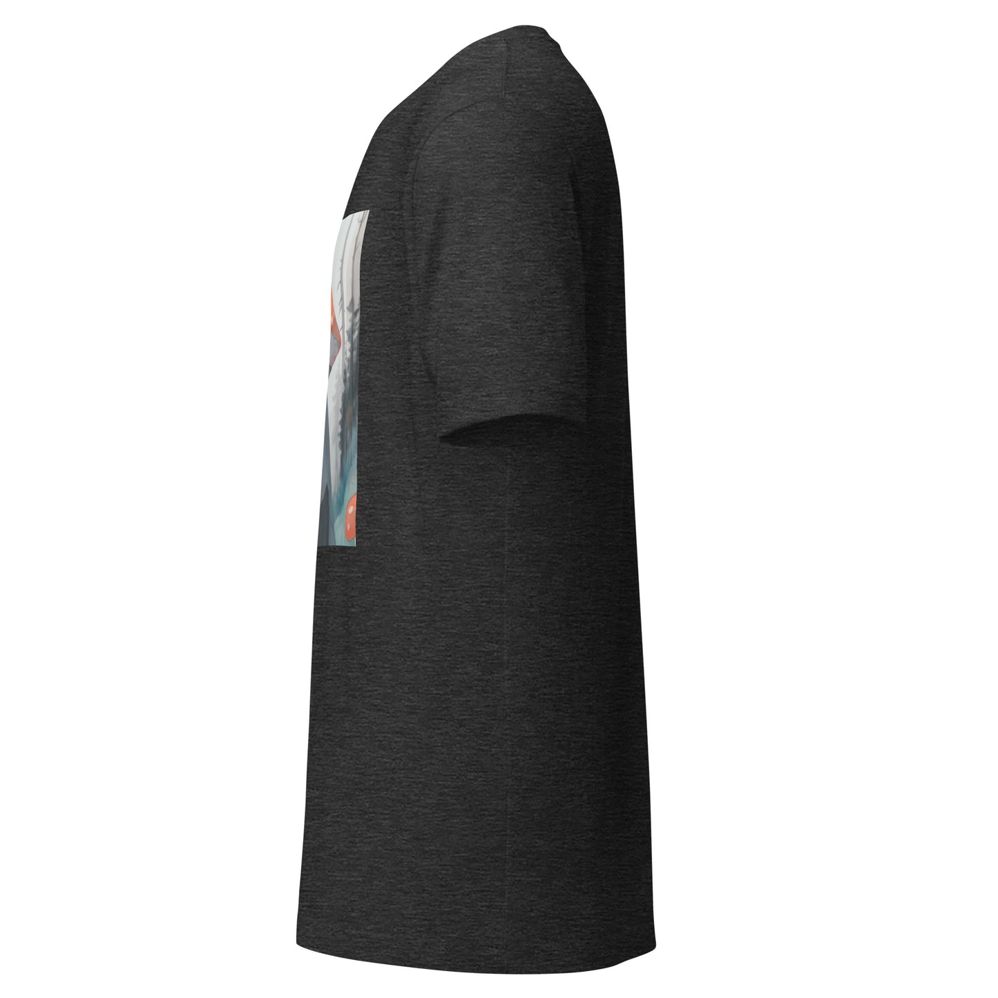 Shroom Misty Sky Trenchcoat Hat Lady Unisex Tee