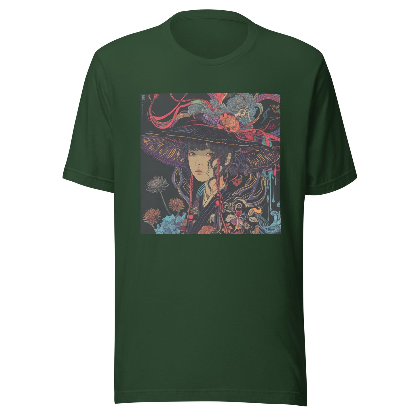 Avant Moth Bird hat mysterious lady Unisex Tee