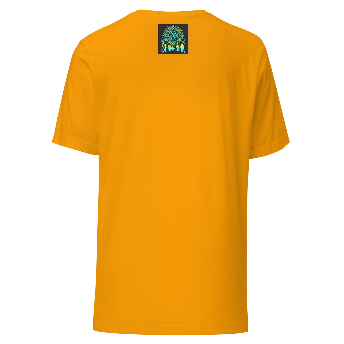 Orange Floral Swirl Avant Unisex Tee