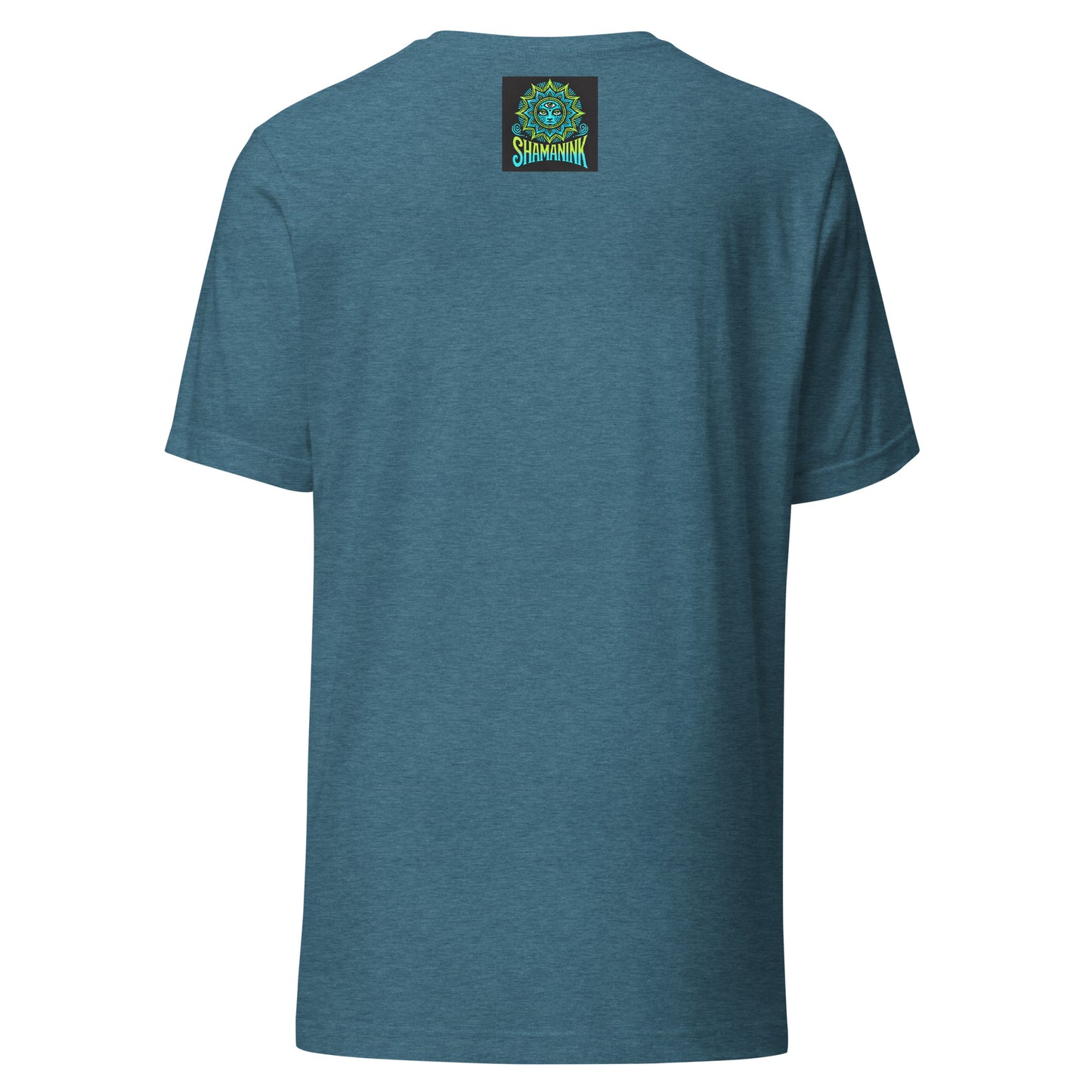 Blue Japan Edo Wave Swirl Floral Beach Art Unisex Tee