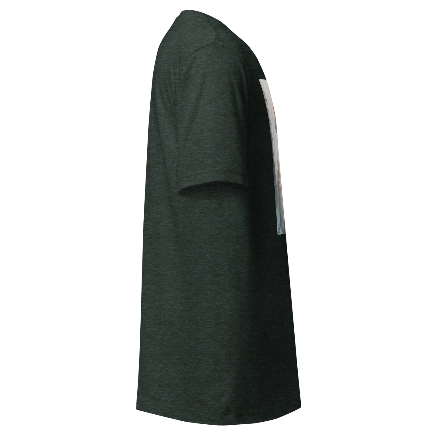 Shroom Misty Sky Trenchcoat Hat Lady Unisex Tee