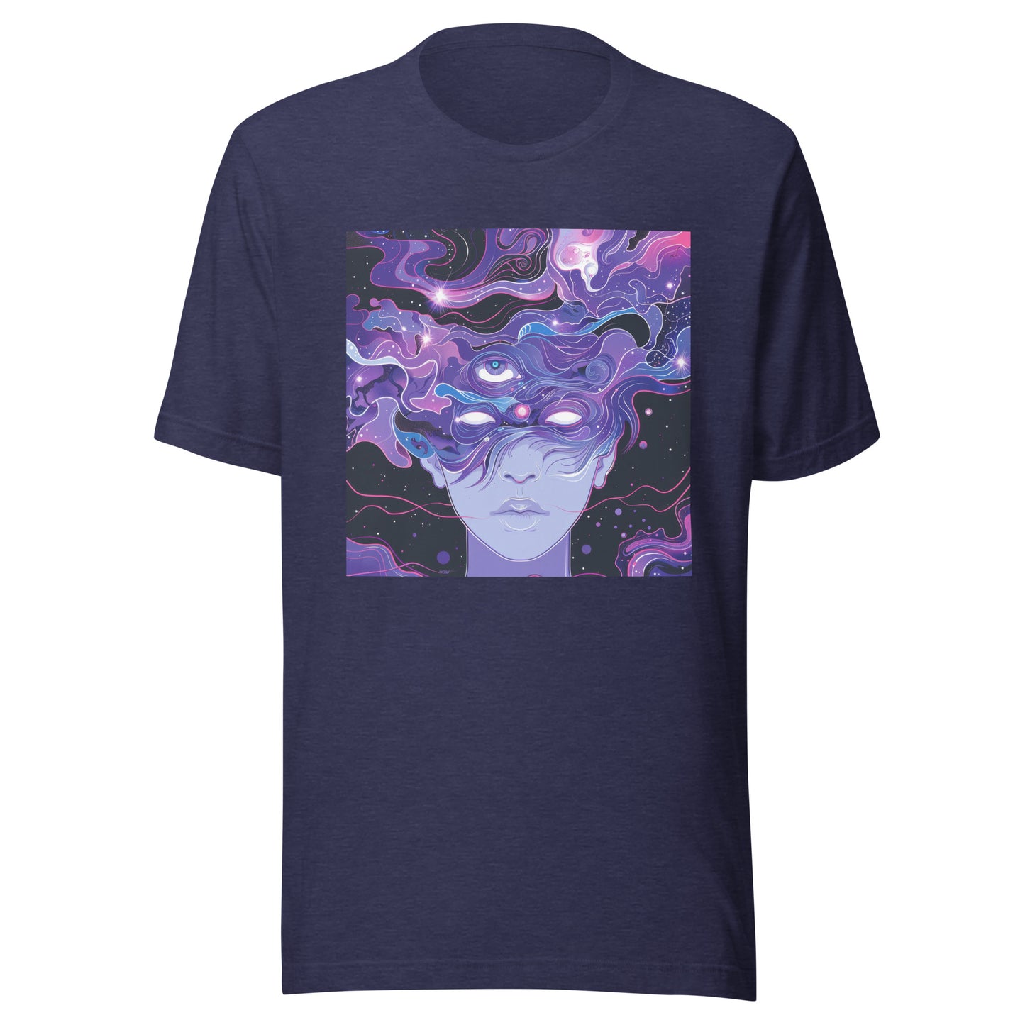 Black Purple Space Man Unisex Tee