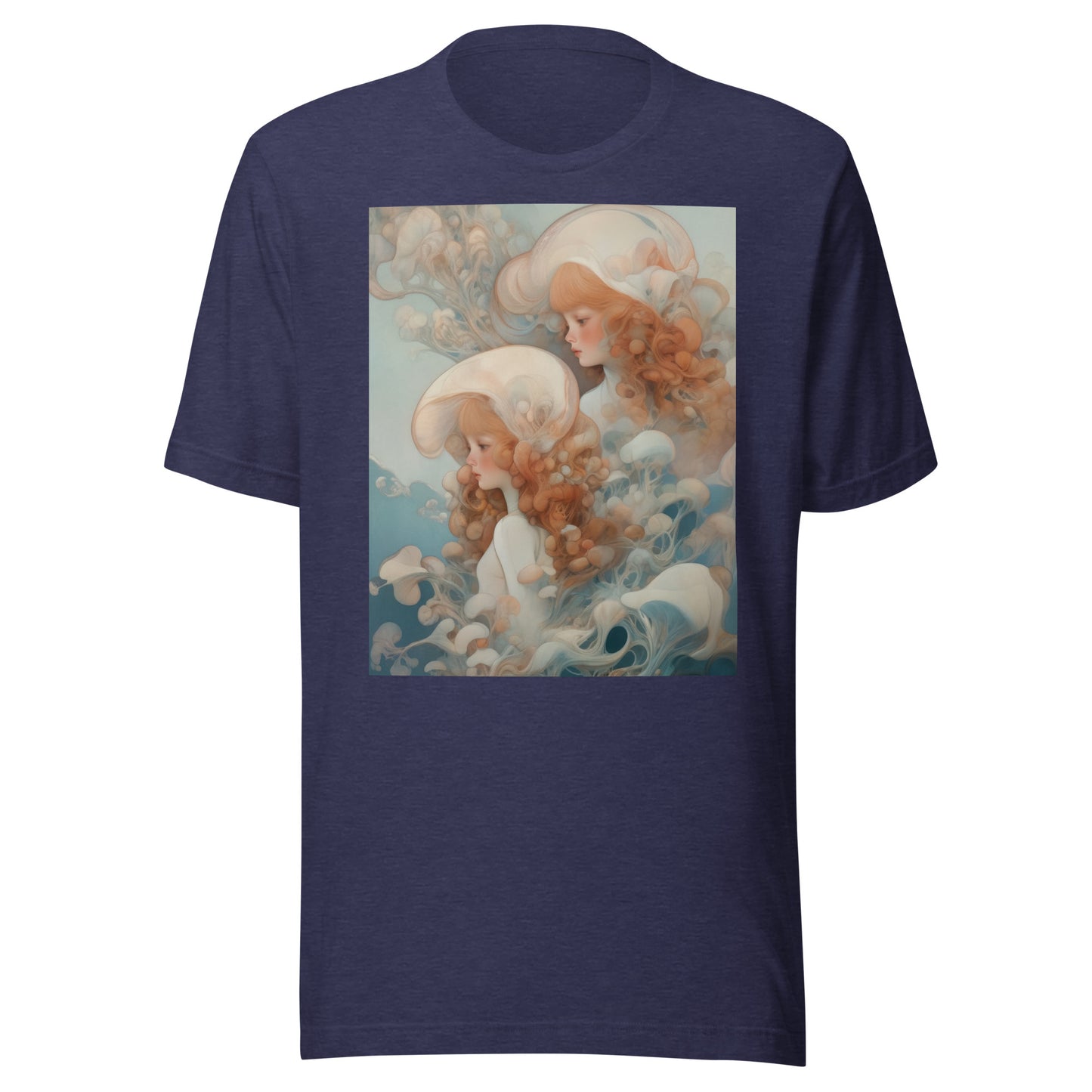 Jelly fish Cloud Doll Anime Avant lady Goddess Water Unisex Tee