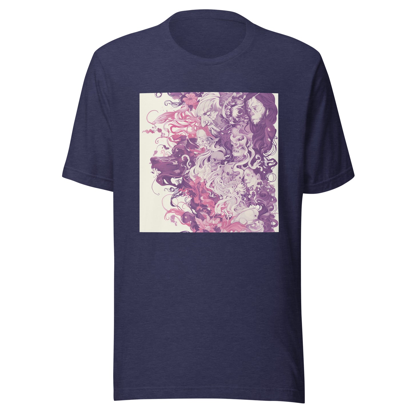 Purple Pink Swirl Scene Unisex Tee