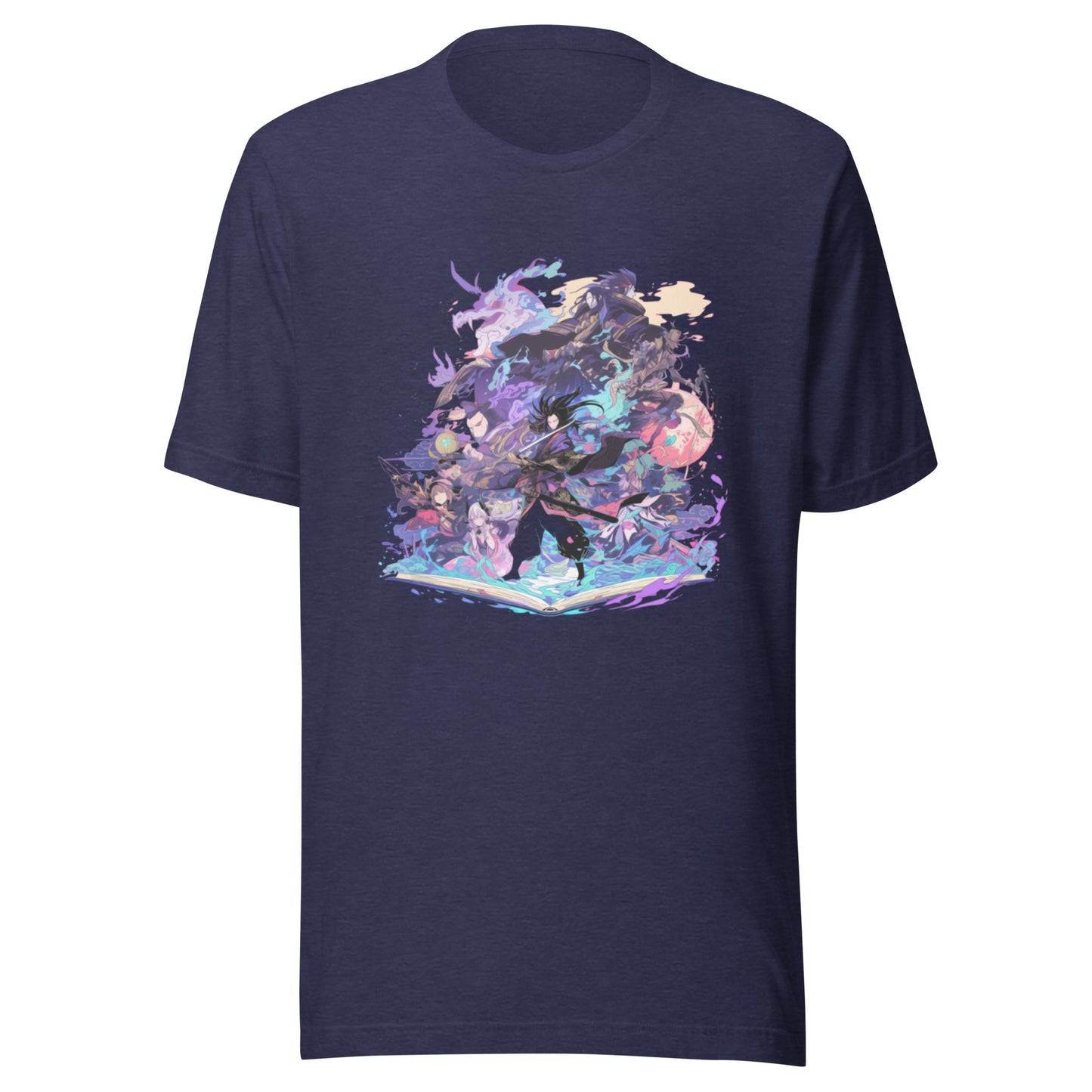 Yokai Scroll Samurai Book Man Unisex Tee