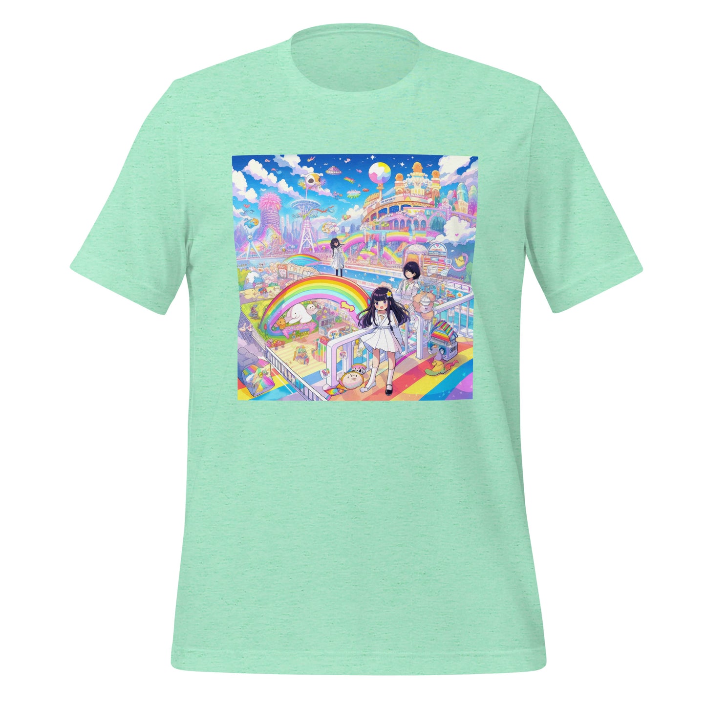 Anime Pastel Color Rainbow Waldo World Anime Unisex Tee