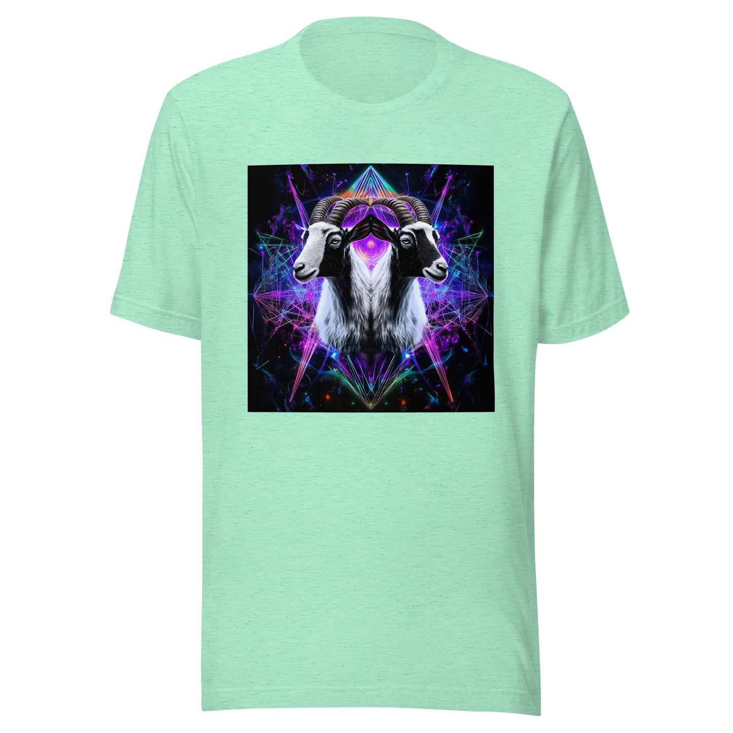 Goat Sacred Geometry Fractal Unisex Tee