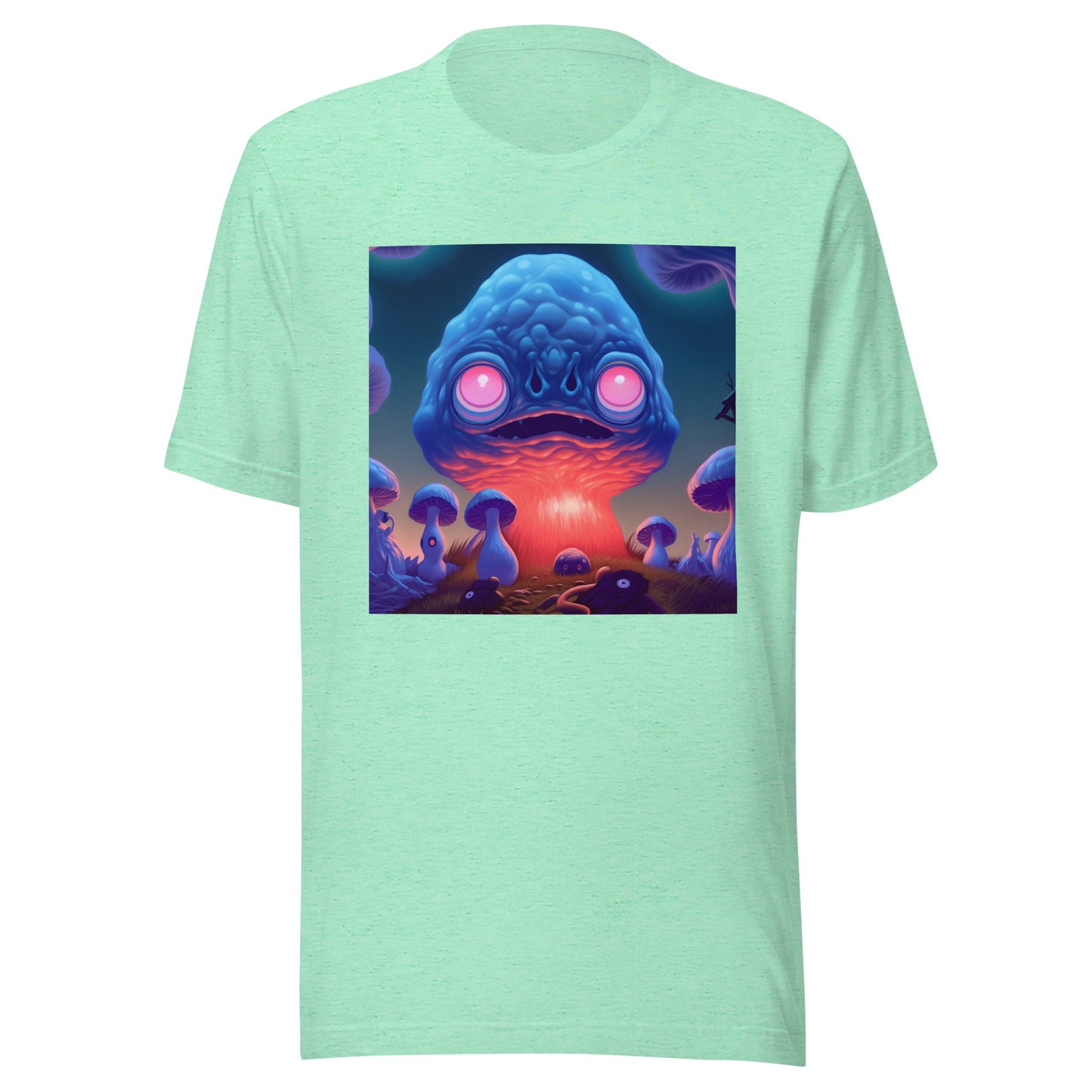 Shroom UV Yokai Trippy Psyche Alien Unisex Tee