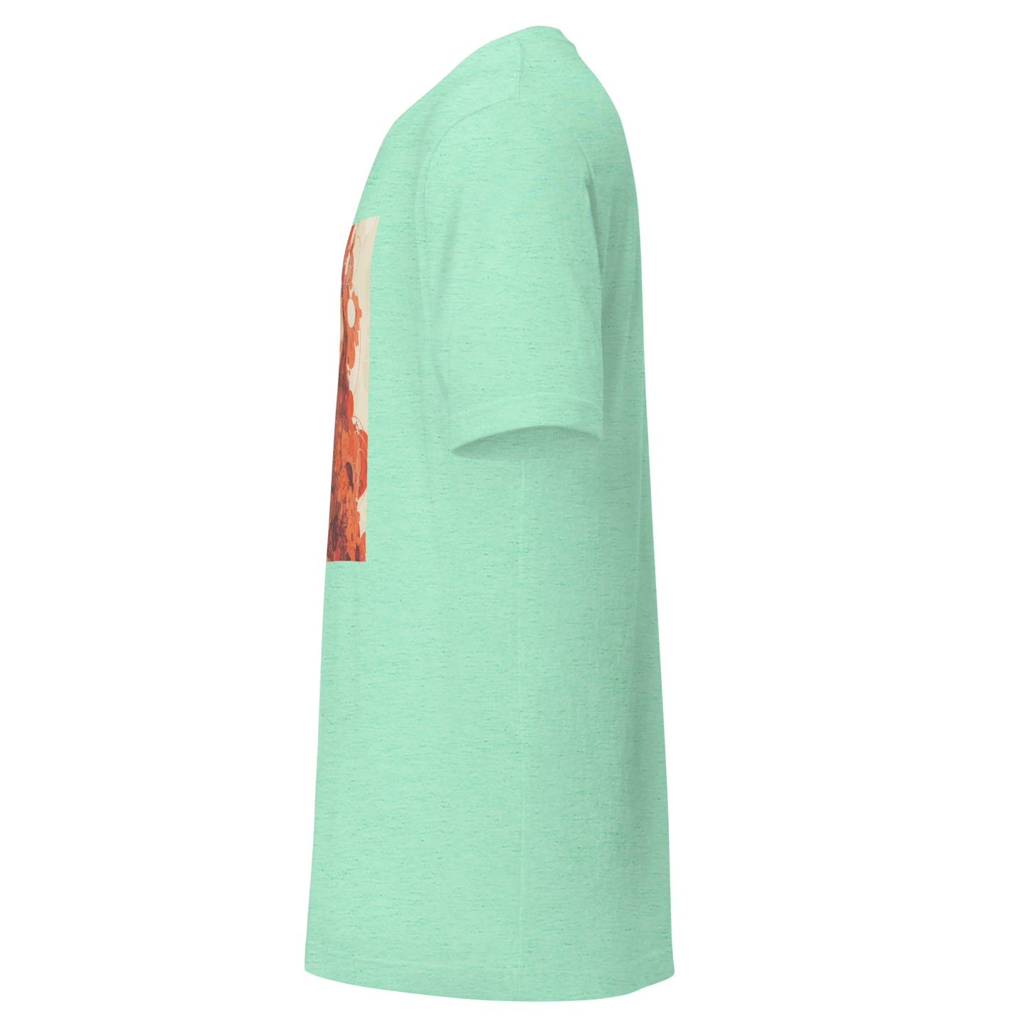 Orange Floral Swirl Avant Unisex Tee