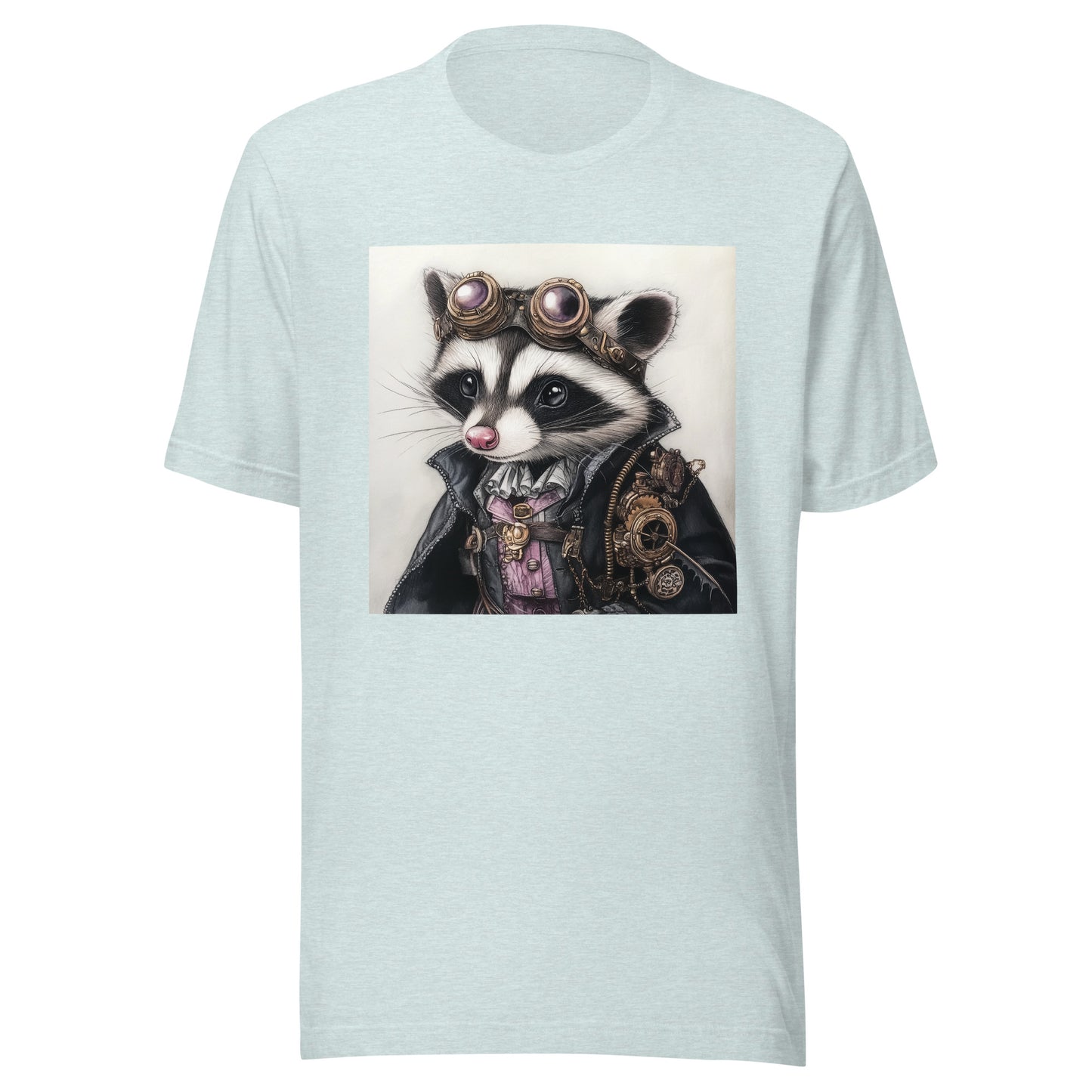 Cravat Fall Steam Raccoon Unisex Tee