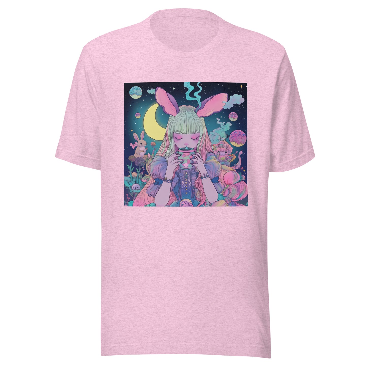 Tea Time Boba UV Pastel Alice Sip Unisex Tee
